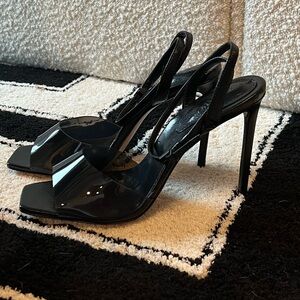 Shutz Black Patent Heels